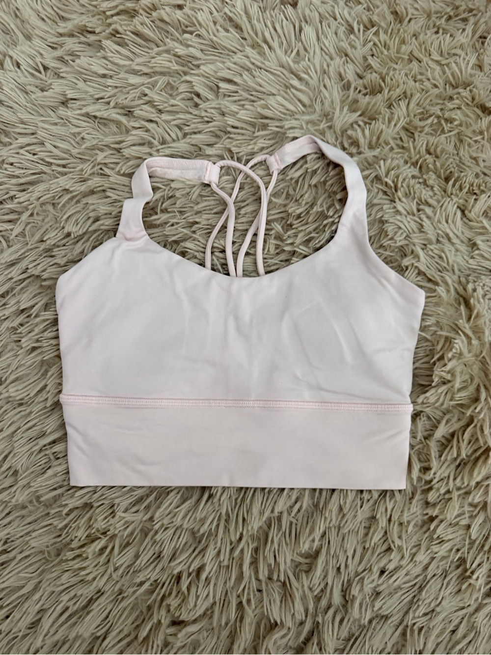 Lululemon NWT Free To Be Bra LL Size 2 Ballet Slipper